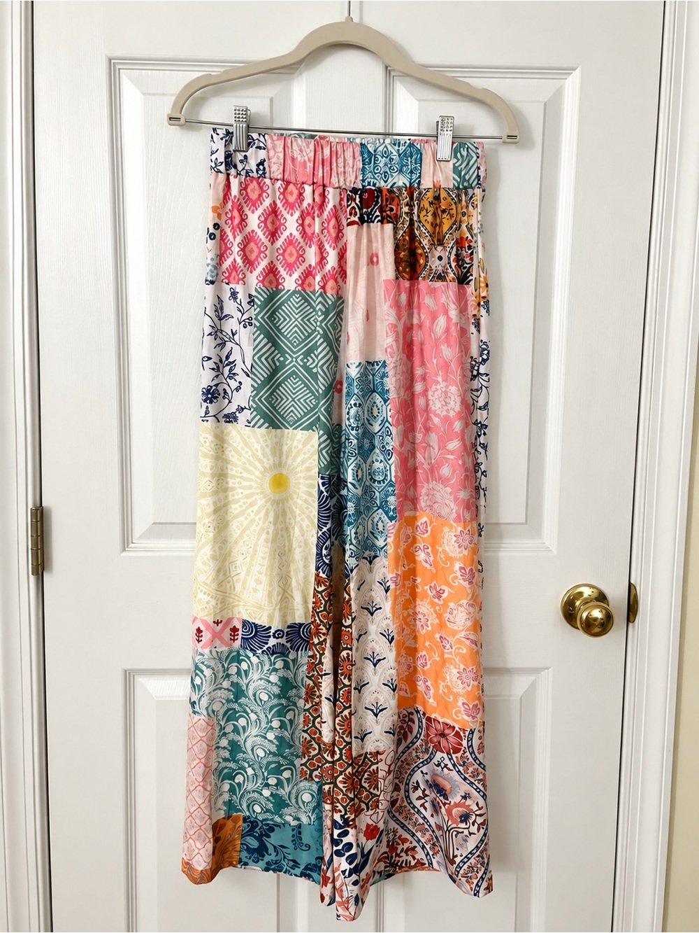 Boho Patchwork Pants - Multicolor